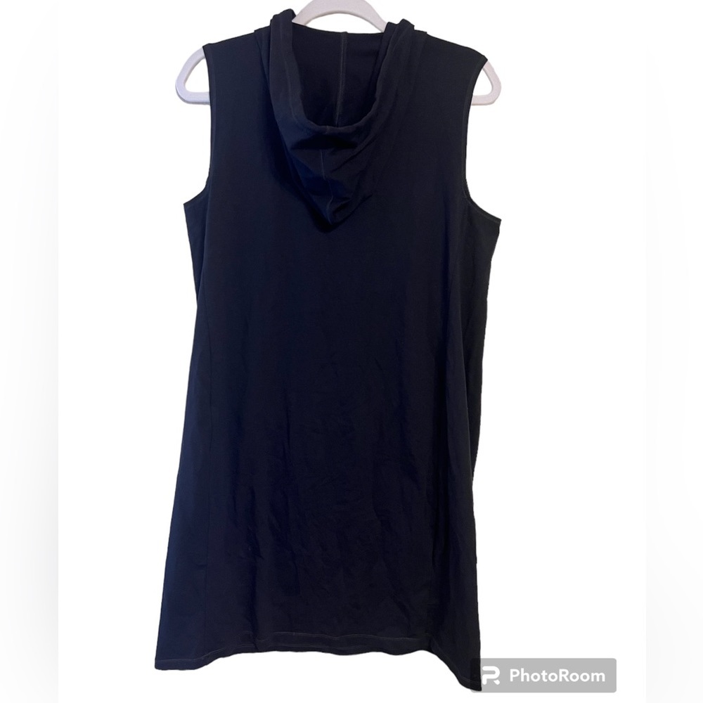 Eileen Fisher Sleeveless Hooded Dress Size Medium - Picture 4 of 7
